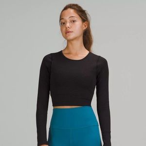 Lululemon Ebb to Street Cropped Long Sleeve